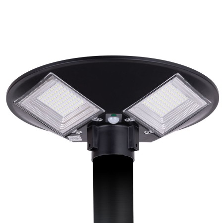 Luminaire LED Solaire 90W 9000Lm avec détecteur IP67 Panneau : 6V 18W Batterie : 3,2V 15000MaH