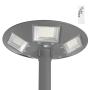 Luminaire LED Solaire 150W 15000Lm avec détecteur de mouvement IP67 Panneau : 6V 18W Batterie : 3,2V 15000MaH Gris