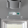 Luminaire LED Solaire 150W 15000Lm avec détecteur de mouvement IP67 Panneau : 6V 18W Batterie : 3,2V 15000MaH Gris