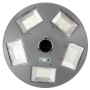 Luminaire LED Solaire 150W 15000Lm avec détecteur de mouvement IP67 Panneau : 6V 18W Batterie : 3,2V 15000MaH Gris