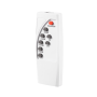 Luminaire LED Solaire 150W 15000Lm avec détecteur de mouvement IP67 Panneau : 6V 18W Batterie : 3,2V 15000MaH Gris