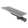 Lampadaire solaire LED 100W 5000K - Panneau 6 V 15 W Batterie 10 Ah Capteur/Télécommande