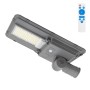 Lampadaire solaire LED 150W 5000K - Panneau 6 V 20 W - Batterie 15 Ah Capteur/Télécommande