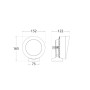 Applique extérieure FUMAGALLI TOMMY-EL orientable – Éclairage murale LED étanche
