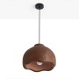 Lampe Suspendue "Wabi Sabi D350" Résine Texturée Forme Organique