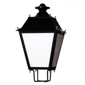 Lanterne Villa Acier Four peint Noir