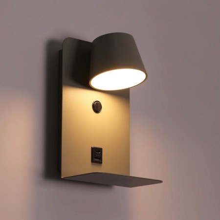 Liseuse murale "BASKOP" - port USB + USB-C - 6W