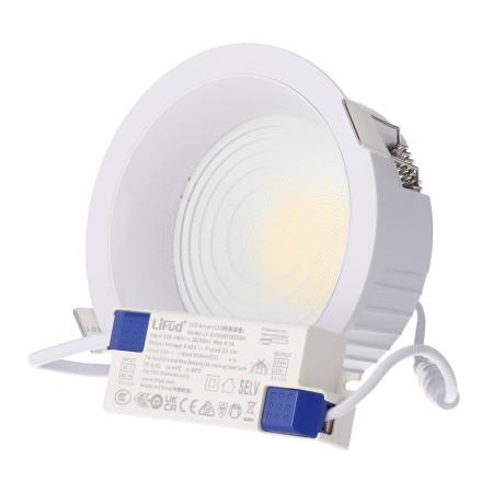 Spot LED Downlight 20 W 4 CCT (Tonalité variable) 140 lm/W UGR17 Pilote Lifud