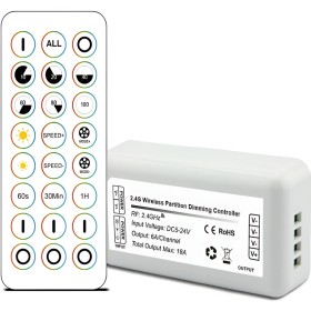 Gradateur LED tactile 2,4 G 3 zones