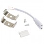 Luminaire Aluminium Eco 1 X Tube LED T8 150Cm