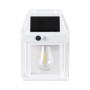 Applique Solaire IP44 3W 3000K 100Lm avec Capteur PIR - Blanc