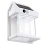 Applique Solaire IP44 3W 3000K 100Lm avec Capteur PIR - Blanc