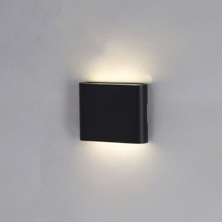 Applique murale LED 'Medford' 2x3W noire