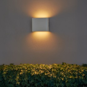 Applique murale LED 'Medford' 2x3W blanche