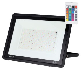 Projecteur LED extérieur RGBW avec télécommande 200W
