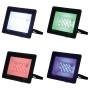 Projecteur LED RGBW 100W étanche IP65 avec télécommande – Éclairage extérieur