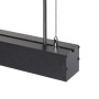 Luminaire linéaire LED Philips 2835 150cm 50W 4000K IP40 finition noire