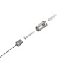 Luminaire linéaire LED Philips 2835 150cm 50W 4000K IP40 finition noire