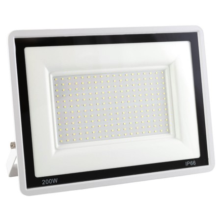 Projecteur LED 200W 16 000Lm 6000ºK IP66 Gradable 60 000H Finition Blanche [LM-6016-W-CW]