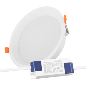 Spot Downlight LED encastrable rond 20W 140Lm/W Driver LIFUD sans scintillement