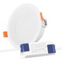 Spot Downlight LED encastrable rond 12W 140Lm/W Driver LIFUD sans scintillement