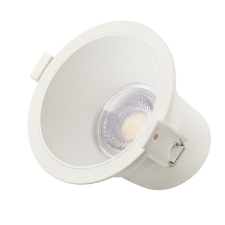 Spot LED Downlight encastrable rond 8 W 750 lm - CCT réglable sur 3 températures différentes de 3000-6500ºK - 60° IP44