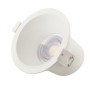 Spot LED Downlight encastrable rond 8 W 750 lm - CCT réglable sur 3 températures différentes de 3000-6500ºK - 60° IP44