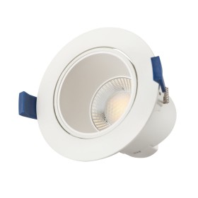 Spot LED Downlight encastrable rond 8W 750 lm - CCT réglable sur 3 températures différentes de 3000-6500ºK - IP20