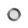 Plaque LED 9W 900Lm PF 0.99 Nickel satiné 230V AC