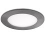 Plaque LED 9W 900Lm PF 0.99 Nickel satiné 230V AC