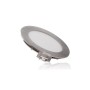 Plaque LED 9W 900Lm PF 0.99 Nickel satiné 230V AC
