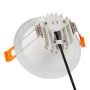 Spot LED Downlight encastrable rond 8W 720 lm - CCT réglable sur 3 températures différentes de 3000-6500ºK - IP44