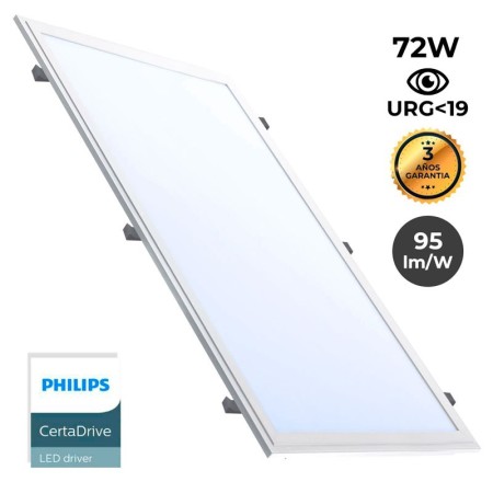 Panneau LED 120x60cm 72W 6100LM Slim | Éclairage Écologique et Économique