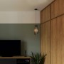 Lampe suspendue en bois "HUNTEL" - Ø 30cm - E27