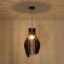 Lampe suspendue en bois "HUNTEL" - Ø 30cm - E27