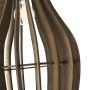Lampe suspendue en bois "HUNTEL" - Ø 30cm - E27