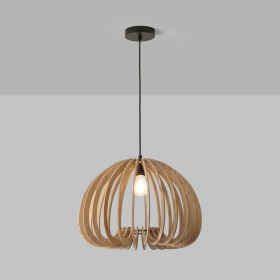 Lampe suspendue en bois "MARGE" - Ø 45cm - E27