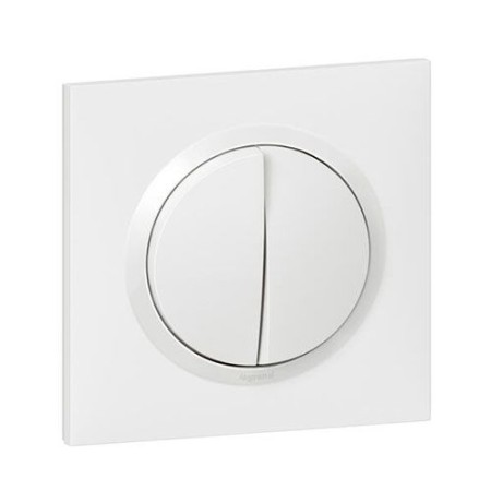 LEGRAND Dooxie Interrupteur double va et vient blanc complet