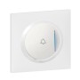 LEGRAND Dooxie Bouton poussoir lumineux et marquage sonnette blanc complet
