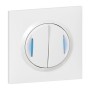 LEGRAND DOOXIE One Transformeur 5 fonctions va et vient et poussoir lumineux complet blanc