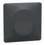 SCHNEIDER Ovalis Bouton poussoir anthracite complet