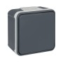 EUROHM Oxxo Bouton poussoir étanche complet anthracite IP55