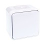 EUROHM Oxxo Bouton poussoir étanche complet blanc IP55