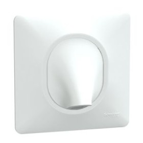 SCHNEIDER Ovalis Sortie de câble blanc complet