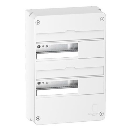 SCHNEIDER Resi9 Tableau électrique nu 2 rangées 13 modules