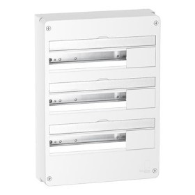 Resi9 | Tableau électrique 3 rangées 18 modules Schneider – Coffret saillie blanc
