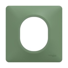 SCHNEIDER Ovalis Plaque simple vert foret - S320702B