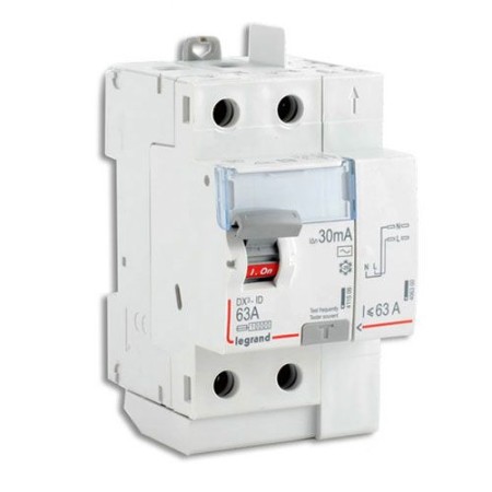 LEGRAND DX3 Interrupteur différentiel 63A 30mA type AC auto 3 modules 230V