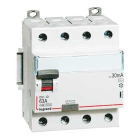 LEGRAND DX3 Interrupteur différentiel tétrapolaire 63A 30mA type A 4 modules 400V