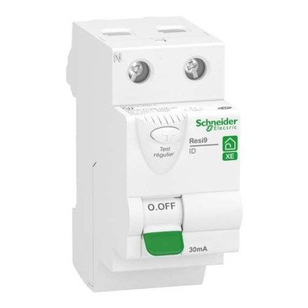 SCHNEIDER Resi9 XE Interrupteur différentiel 40A 30mA type A auto 230V